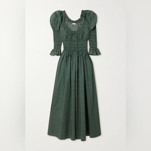 Doen Kaira Dress- Wintergreen Ditsy- XS